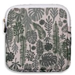 Plants Leaves Boho Botany Foliage Mini Square Pouch