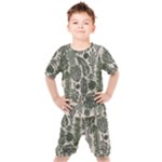 Plants Leaves Boho Botany Foliage Kids  T-Shirt and Shorts Set