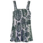 Plants Leaves Boho Botany Foliage Kids  Layered Skirt Swimsuit