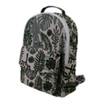 Plants Leaves Boho Botany Foliage Flap Pocket Backpack (Large)
