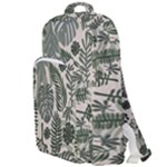 Plants Leaves Boho Botany Foliage Double Compartment Backpack