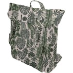 Plants Leaves Boho Botany Foliage Buckle Up Backpack