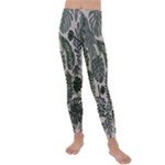Plants Leaves Boho Botany Foliage Kids  Lightweight Velour Leggings