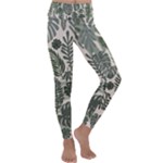 Plants Leaves Boho Botany Foliage Kids  Lightweight Velour Classic Yoga Leggings
