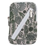 Plants Leaves Boho Botany Foliage Belt Pouch Bag (Large)
