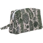 Plants Leaves Boho Botany Foliage Wristlet Pouch Bag (Large)