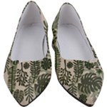 Plants Leaves Boho Botany Foliage Women s Block Heels 