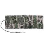Plants Leaves Boho Botany Foliage Roll Up Canvas Pencil Holder (M)