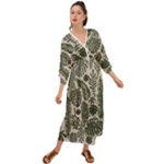 Plants Leaves Boho Botany Foliage Grecian Style  Maxi Dress