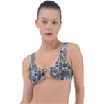 Plants Leaves Boho Botany Foliage Ring Detail Bikini Top