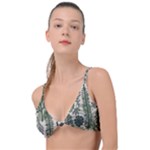 Plants Leaves Boho Botany Foliage Knot Up Bikini Top