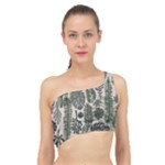 Plants Leaves Boho Botany Foliage Spliced Up Bikini Top 