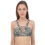 Plants Leaves Boho Botany Foliage Cage Up Bikini Top