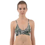Plants Leaves Boho Botany Foliage Wrap Around Bikini Top