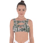 Plants Leaves Boho Botany Foliage Bandaged Up Bikini Top
