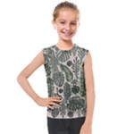 Plants Leaves Boho Botany Foliage Kids  Mesh Tank Top