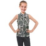 Plants Leaves Boho Botany Foliage Kids  Sleeveless Polo T-Shirt