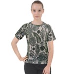 Plants Leaves Boho Botany Foliage Women s Sport Raglan T-Shirt