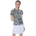 Plants Leaves Boho Botany Foliage Women s Polo T-Shirt