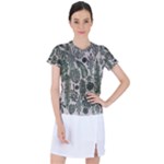 Plants Leaves Boho Botany Foliage Women s Sports Top