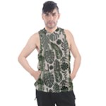 Plants Leaves Boho Botany Foliage Men s Sleeveless Hoodie