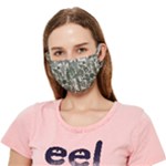 Plants Leaves Boho Botany Foliage Crease Cloth Face Mask (Adult)