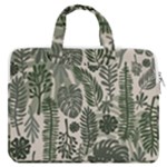 Plants Leaves Boho Botany Foliage MacBook Pro 16  Double Pocket Laptop Bag 