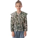 Plants Leaves Boho Botany Foliage Kids  Peter Pan Collar Blouse