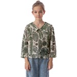 Plants Leaves Boho Botany Foliage Kids  Sailor Shirt