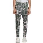 Plants Leaves Boho Botany Foliage Kids  Skirted Pants