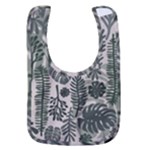 Plants Leaves Boho Botany Foliage Baby Bib