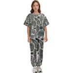 Plants Leaves Boho Botany Foliage Kids  T-Shirt and Pants Sports Set