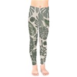 Plants Leaves Boho Botany Foliage Kids  Classic Winter Leggings