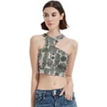 Plants Leaves Boho Botany Foliage Cut Out Top