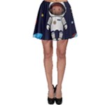 Boy Spaceman Space Rocket Ufo Planets Stars Skater Skirt
