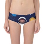 Boy Spaceman Space Rocket Ufo Planets Stars Classic Bikini Bottoms