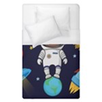 Boy Spaceman Space Rocket Ufo Planets Stars Duvet Cover (Single Size)