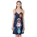 Boy Spaceman Space Rocket Ufo Planets Stars Camis Nightgown 