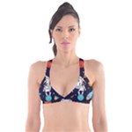 Boy Spaceman Space Rocket Ufo Planets Stars Plunge Bikini Top