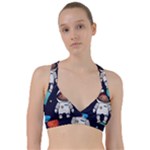 Boy Spaceman Space Rocket Ufo Planets Stars Sweetheart Sports Bra