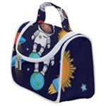 Boy Spaceman Space Rocket Ufo Planets Stars Satchel Handbag