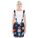 Boy Spaceman Space Rocket Ufo Planets Stars Braces Suspender Skirt