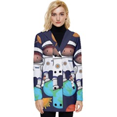 Button Up Hooded Coat  