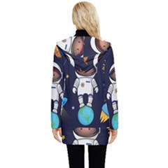 Button Up Hooded Coat  