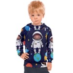 Boy Spaceman Space Rocket Ufo Planets Stars Kids  Hooded Pullover