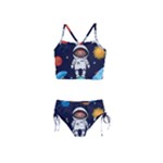 Boy Spaceman Space Rocket Ufo Planets Stars Girls  Tankini Swimsuit
