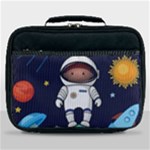 Boy Spaceman Space Rocket Ufo Planets Stars Lunch Bag