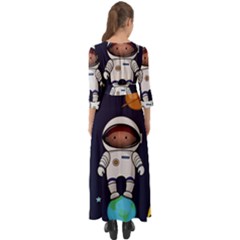 Button Up Boho Maxi Dress 
