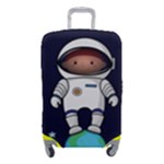 Boy Spaceman Space Rocket Ufo Planets Stars Luggage Cover (Small)