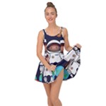 Boy Spaceman Space Rocket Ufo Planets Stars Inside Out Casual Dress